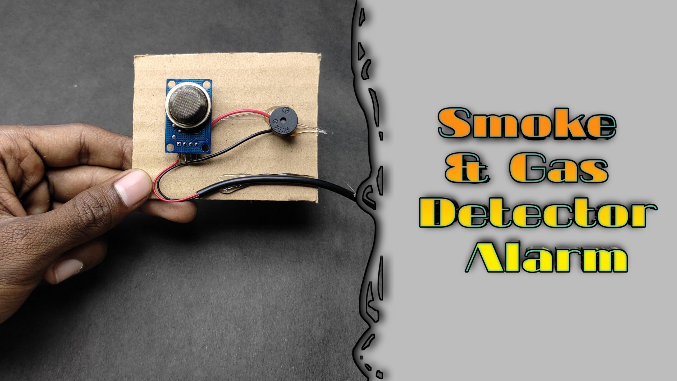 How to make gas detector alarm