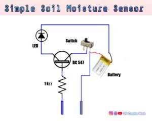 Simple soil moisture sensor