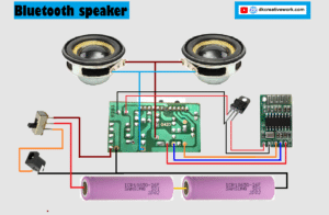 powerfull blutooth speaker circuit diagram