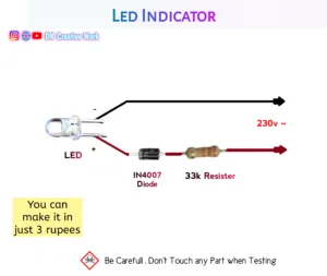 230v Indicator circuit diagram