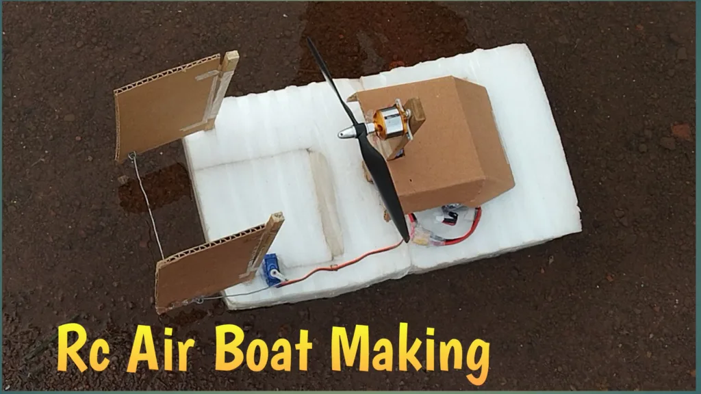 how to make rc air boat