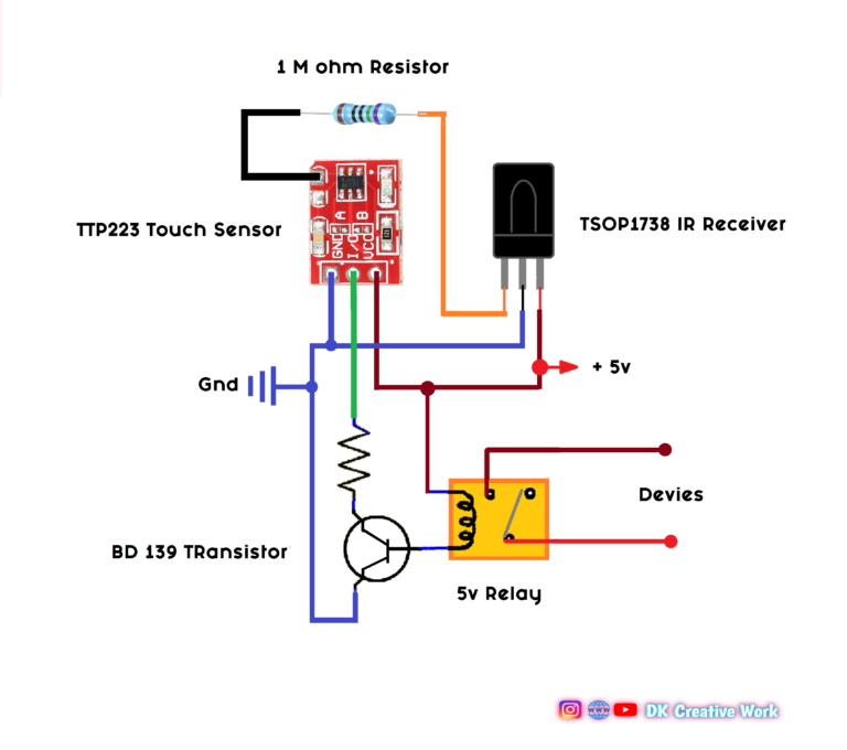 Remote Control Sensor Circuit Diagram
