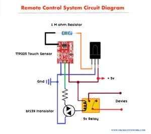 remote controller circuit diagram