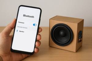 connect speaker to bluetooth