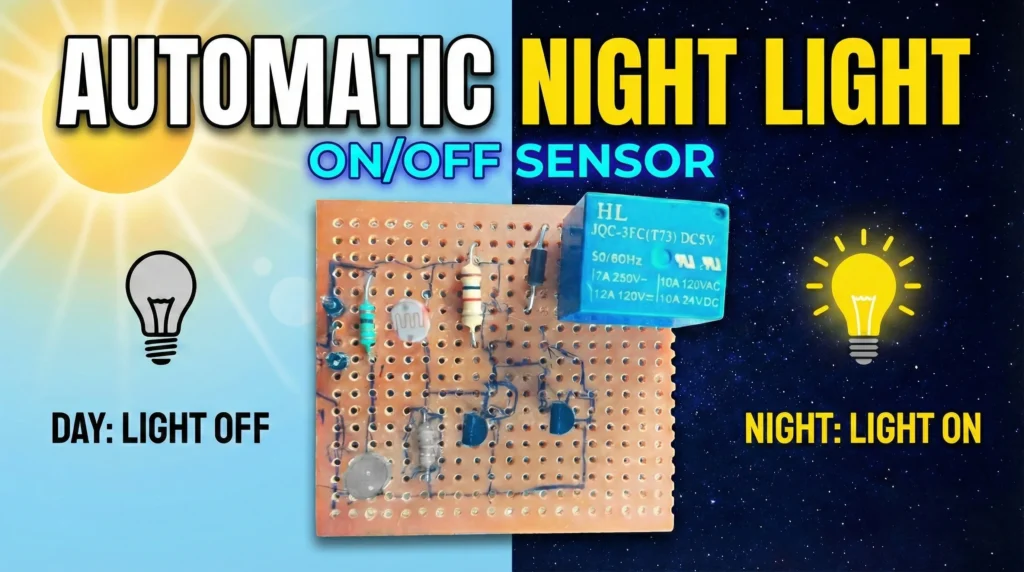 automatic night light on off