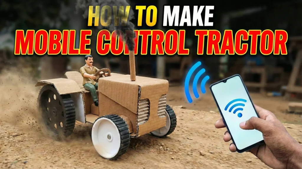 how to make mini tractor