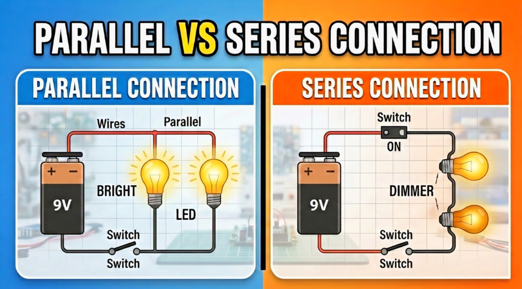 parallel vs series connection
